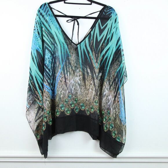 Vintage Small Top Sheer Going Out Y2K Girlie Resort Fairy Ethereal Resort Glam - Picture 4 of 13